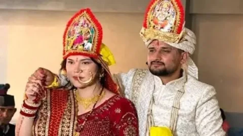 थाईलैंड की दुल्हन ने बागेश्वर के युवक संग कुमाऊंनी रीति-रिवाज से रचाई शादी