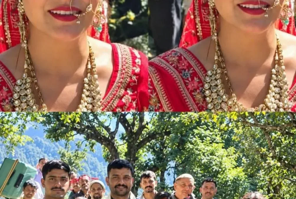 चकराता में सड़क न होने पर लहंगे में 8 किमी चली दुल्हन, सीएम धामी से लगाई गुहार